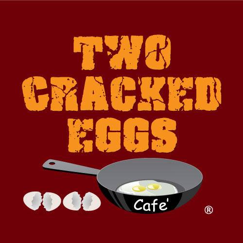 two cracked oggs